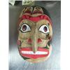 Image 4 : Lot of 3 imported, not Alaskan small wooden hand carved and painted masks ()