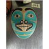 Image 4 : Lot of 3 imported, not Alaskan small wooden hand carved and painted masks ()