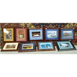 Lot of 9 framed prints (112)
