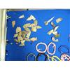Image 3 : Case of brand new items- totems, bracelets, trade beads, knives, rings, key chains ()