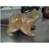 Image 3 : 6" soapstone walking bear by Eddie Lee with fish in mouth ()