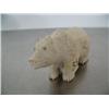 Image 1 : 3-1/2" very detailed carved bone bear notice the great detail of nose, moth, bottom of feet ()