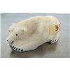 Image 2 : 3" white ivory polar bear by Ron Ozenna from Diomede, AK ()