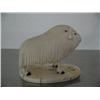 Image 2 : 3" ivory musk ox by Harry Mike from Mekoryak done in 1986- legs have been repaired ()