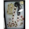 Image 1 : Framed costume jewelry (74)