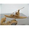 Image 2 : 12" cottonwood bark kayaker with 3 seals done by James Sugar in 2003 ()
