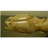Image 2 : 8" group of 4 salmon from fossilized ivory done in 1992- small amount of damage to small salmon tale