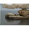 Image 4 : 8" group of 4 salmon from fossilized ivory done in 1992- small amount of damage to small salmon tale