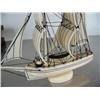 Image 4 : Ivory ship- 9" long and 8-1/2" high- signed by Willie Smalley- 5503 dated 1983- minimum bid of $1,20