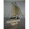 Image 1 : Ivory boat- 7" long and 7" high by Willie Smalley- 51383- minimum bid of $700 ()
