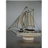 Image 4 : Ivory boat- 7" long and 7" high by Willie Smalley- 51383- minimum bid of $700 ()