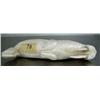 Image 2 : Ivory walrus laying down- 5-1/2" long signed Andrew Kookok ()