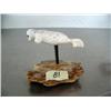 Image 1 : Ivory seal on ivory base on baleen stand- 3" high and long by Charles Edwards ()