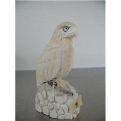 Ivory owl with ivory base- 4" tall ()