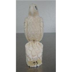 Ivory eagle signed AWS- 3-1/2" ()