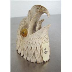 Bone eagle's head- 3" long ()