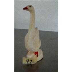Ivory goose signed Kissayak- 4" high ()