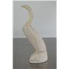 Image 3 : Ivory cormorant- 5" high signed by Melvin Kayouktuk from Diomede, AK ()