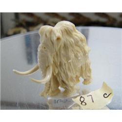 CHOICE on 3 ivory woolly mammoth- 1-3/4" high and long ()