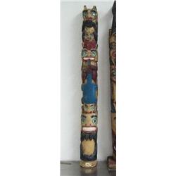 CHOICE on four 28" totem poles- imported, not Alaskan ()