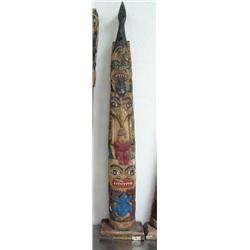 CHOICE on four 28" totem poles- imported, not Alaskan ()
