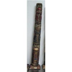 CHOICE on four 28" totem poles- imported, not Alaskan ()