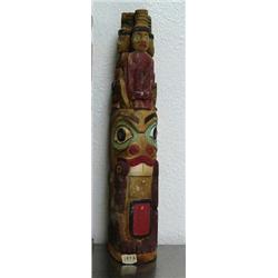 CHOICE on two 17-1/2 totem poles- imported, not Alaskan ()