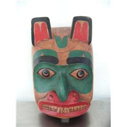 CHOICE on 5 carved wood masks- imported, not Alaskan ()