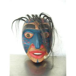 CHOICE on 5 carved wood masks- imported, not Alaskan ()