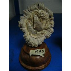 CHOICE on 4 elk antler butt carvings: 2 swimming whales ()