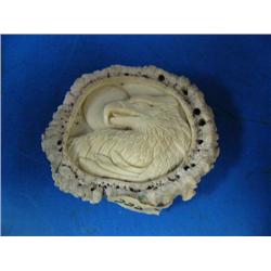 CHOICE on 6 elk antler butt belt buckles: eagle ()