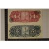 Image 2 : 2 BANK OF MEXICO BILLS: 1961-1 PESO & 1963-5 PESO