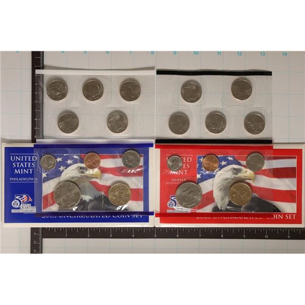 2003 US MINT SET (UNC) P/D (WITH ENVELOPE)