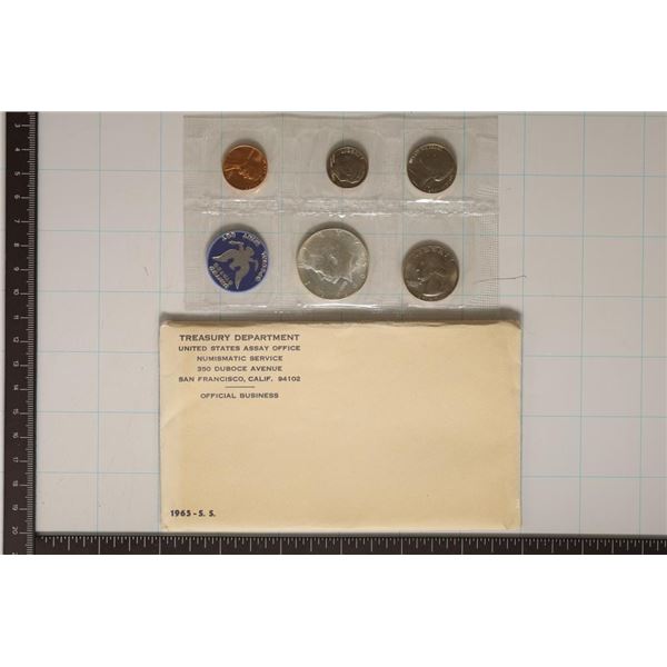 1965 US SPECIAL MINT SET WITH ENVELOPE