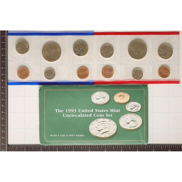 1993 US MINT SET (UNC) P/D (WITH ENVELOPE)