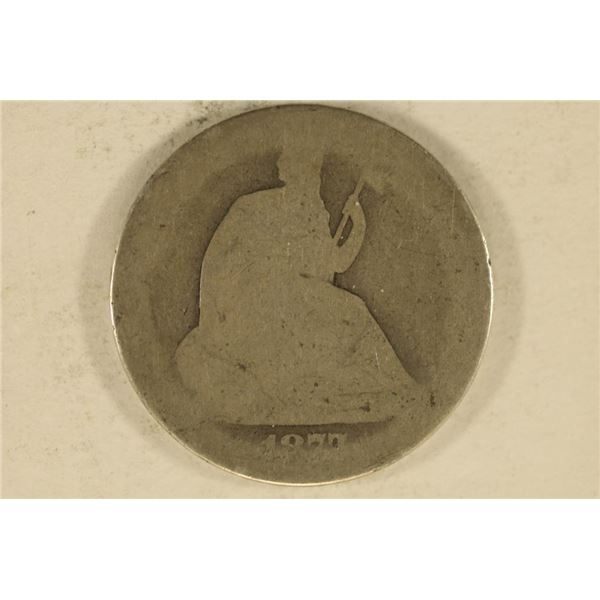 1877-S SILVER SEATED LIBERTY HALF DOLLAR