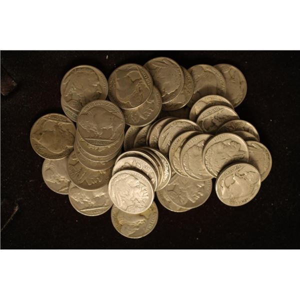 1935-P FULL DATE BUFFALO NICKELS (40 COINS TOTAL)