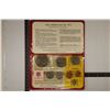 Image 2 : 1972 NEW ZEALAND 7 COIN UNC SET IN RED FOLIO