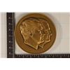 Image 1 : 1973 RICHARD NIXON-SPIRO AGNEW 7.18 OZ.  BRASS