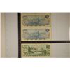 Image 2 : 3 CANADA BILLS: 2-1972 FIVE DOLLAR & 1-1969 TWENTY