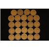 Image 2 : 24 ASSORTED GREAT BRITAIN HALF PENNIES (1941-1958)