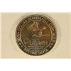 Image 2 : .67 TROY OZ. SILVER ALADDIN PROOF CASINO TOKEN