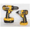 Image 1 : 2 DEWALT DRILLS DC 825 & DC720 WITH ONE