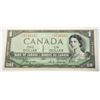 17)  CANADIAN 1954 $1.00 BANKNOTE.