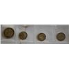 Image 1 : KING GEORGE QUARTER & 3 DIMES
