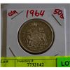 Image 1 : 1964 CANADIAN 50 CENT COIN