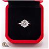 Image 1 : #847-3.00 CT GRA CERTIFIED MOISSANITE VVS D