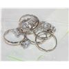 6 PCS ESTATE FASHION RINGS ADJUSTABLE