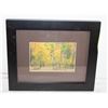 Image 1 : 10X12 FRAMED ARTWORK,FALL COLOURS