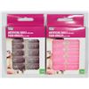 Image 1 : TWO NEW 12PACKS ARTIFICIAL NAILS WITH GLUE